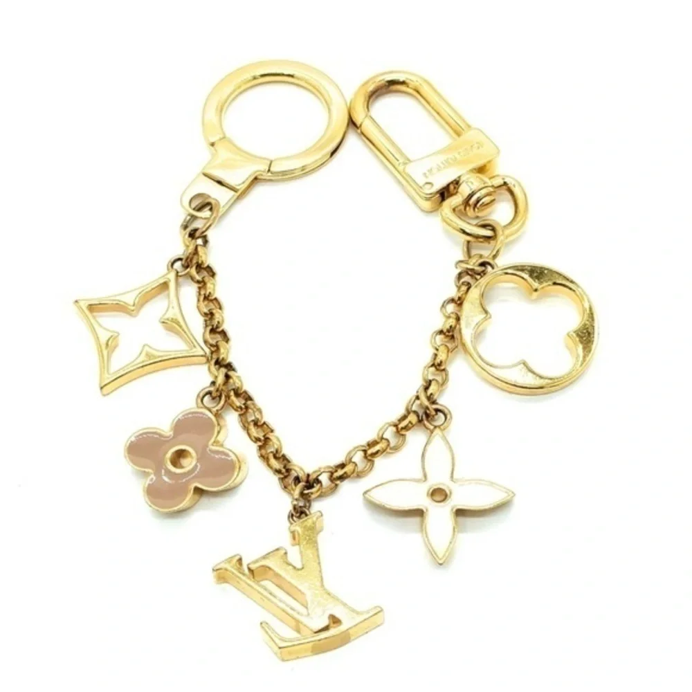 Louis Vuitton FLEUR DE MONOGRAM BAG CHARM CHAIN
